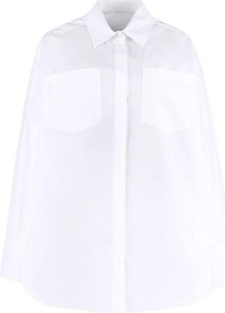 Valentino White Cotton Casual Womens Dress