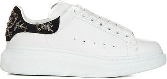 Alexander McQueen White Calfskin Chunky Mens Sneakers
