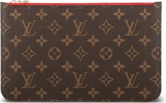 Louis Vuitton Pouch con monogramma e zip anni 2000 - Marrone