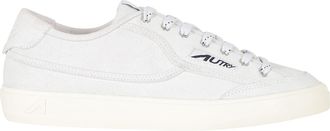 Autry White Windscape Low Leather Sneakers