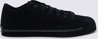 Yohji Yamamoto Black Leather Nizzastar Lo Sneakers