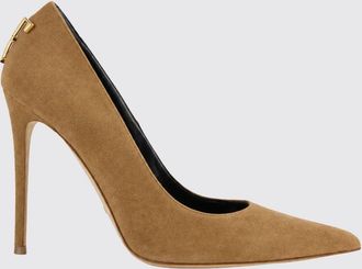 Elisabetta Franchi D&eacute;collet&eacute; in pelle scamosciata con tacco alto a spillo
