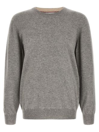 Brunello Cucinelli Gray Cashmere Mens Cardigan