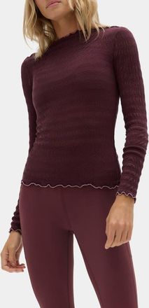 Halfdays Ynes Texture Top in Glazed Cherry at Nordstrom, Size X-Large