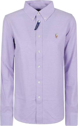 Polo Ralph Lauren Button-Front Cotton Pique Shirt, Size X-Small