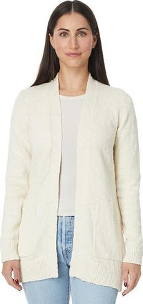 L.L.Bean Cotton Ragg Sweaters Open Cardigan Womens Clothing Cream : LG