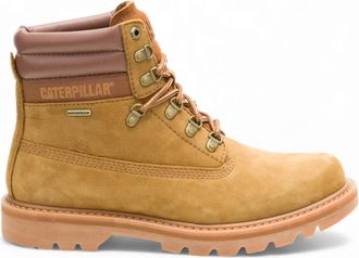 CAT Unisex CAT () Waterproof Colorado 2.0 Hiker Brown Leather Work Ankle Boots - Dark Brown - Size EU 46