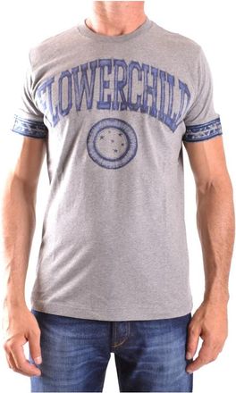 Diesel T-shirt met korte mouwen - Heren - T-shirts - Grijs - S - Katoen - Tops