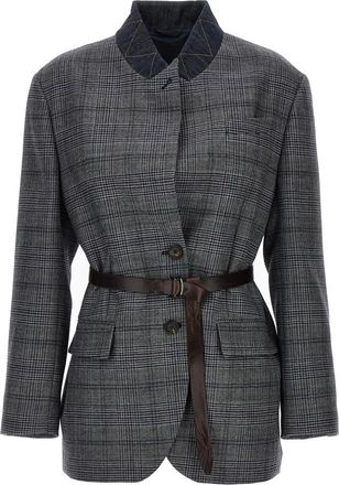 Brunello Cucinelli Mujer, Chaquetas, Gris, Talla: M