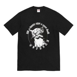 SUPREME Smoke T-Shirt Black White SUP-SS23-007