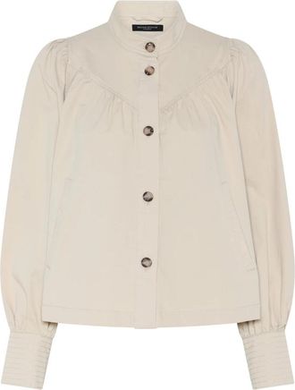 Bruuns Bazaar Shirts - Dames - Overhemden - Beige - XS - Overhemden