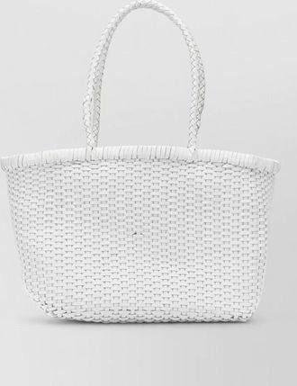 Dragon Diffusion weave b small shoulder bag dual handles