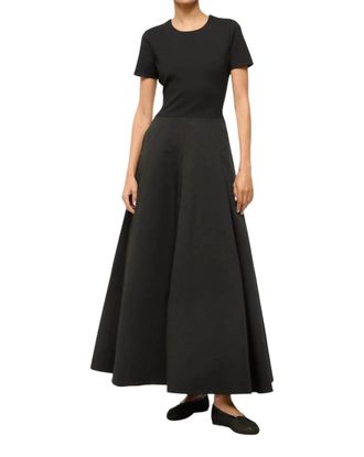 Staud Hopper Dress In Black