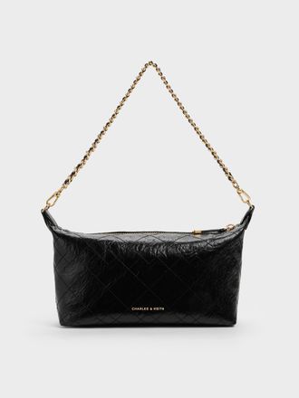 Charles & Keith Duo Quilted Shoulder Bag