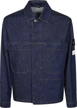 Stone Island Biker Jacket - Heren - Spijkerjassen - Blauw - L - Denim - Jassen