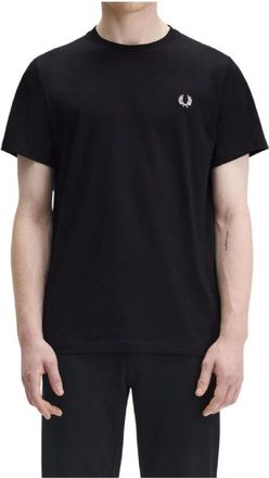 Fred Perry Tops, Heren, Zwart, S, Tennisbal Logo T-shirt