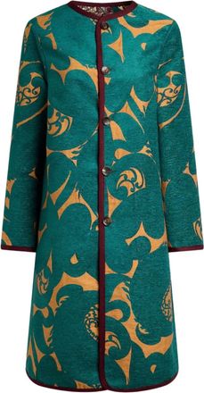 Etro Cappotto con stampa paisley jacquard - Verde