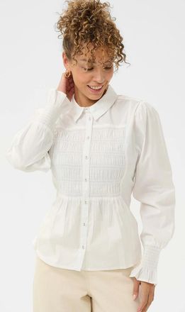 Cream Womens Adeline shirt - Size: 12