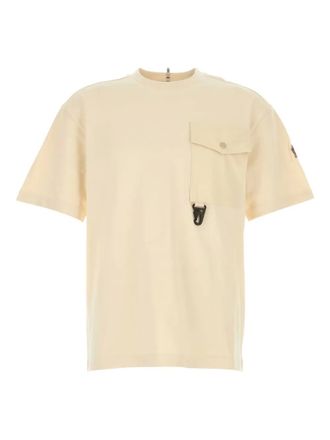 Moncler T-shirt in cotone - Toni neutri