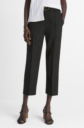 Vince Utility Tab Detail Crop Pants in Black at Nordstrom, Size Xx-Small