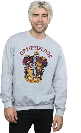 Absolute Cult Harry Potter Mens Gryffindor Crest Sweatshirt Sport Grey Small