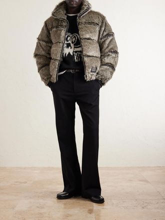 Wtaps Logo-Intarsia Woven Sweater