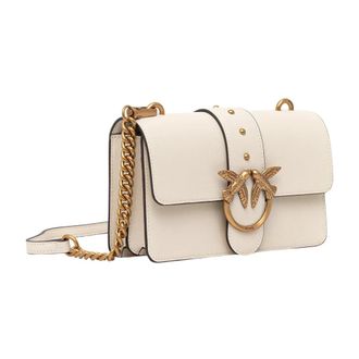 Pinko Pinko, Dames, Tassen, Beige, Maat: ONE Size Leer