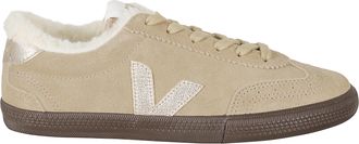 Veja Sand Volley W Metallic Accent Suede Low-Top Sneakers
