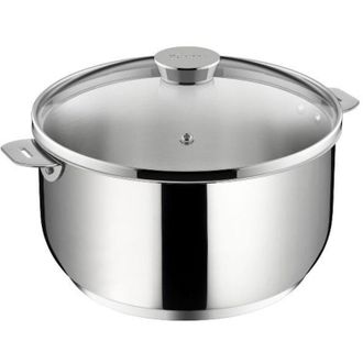 Lagostina Pentola in acciaio inossidabile da 24 cm + coperchio - 12138031224 - lagostina