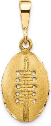 Diamond2Deal 10k Yellow Gold Football Charm