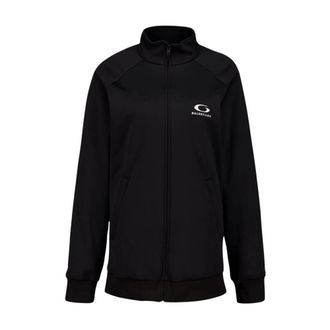 Balenciaga Katoenen Tracksuit Jacket met Ritssluiting - Dames - Sweatshirts & Hoodies - Zwart - Maat: 2XS Katoen