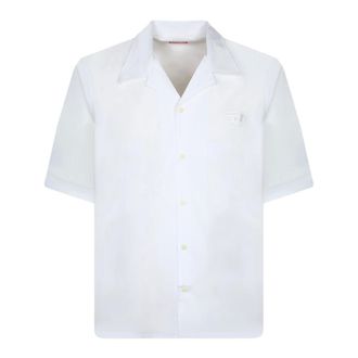 Diesel Short Sleeve Shirts, male, White, Size: 2XL S-Simply-Gsbh Shirt
