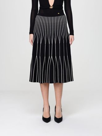 Elisabetta Franchi Gonna in maglia di viscosa bicolor Elisabetta Franchi