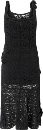 Pinko Pinko, Kleedjes, Dames, Zwart, S, Katoen, Juncus Jurk