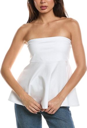 Kenneth Cole Peplum Strapless Pullover
