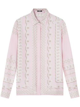 Versace Treasure zijden blouse - Roze