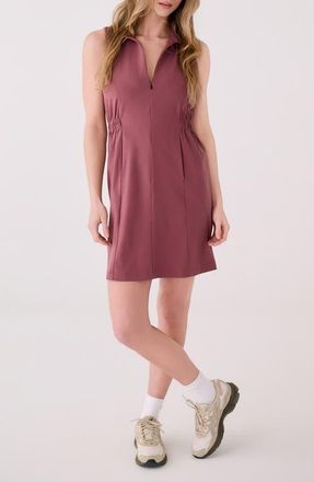 Lole Olive Sleeveless Shirtdress in Mauve Berry at Nordstrom, Size Medium