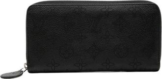 Louis Vuitton Pre-owned Long Wallet - Dames - Vintage Accessoires - Zwart - ONE Size - Leer - Vintage
