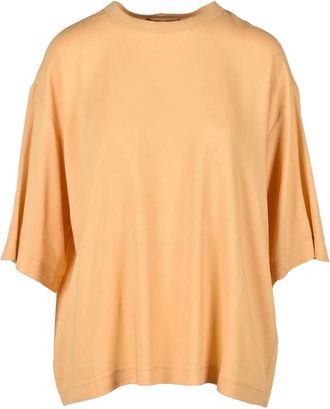 Fabiana Filippi Tops, Dames, Oranje, S, Tshirt