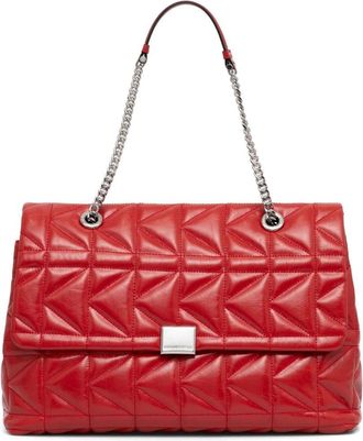 Karl Lagerfeld Grote K/Kuilt shopper - Rood