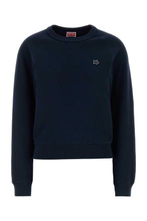Kenzo Navy Blue Cotton Sweatshirt