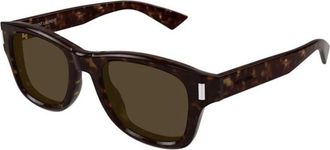 Saint Laurent Zonnebril - unisex - Zonnebrillen - Bruin - 50 MM - Accessoires
