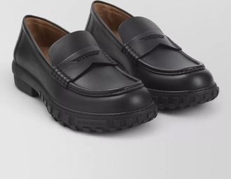 Givenchy loafers chunky sole round toe design