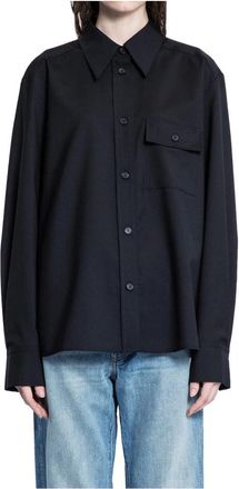 Khaite Dames, Blouses & Shirts, Zwart, Maat: XS Wol