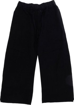 Maison Margiela Boys Unisex Pant Black Cotton Trousers