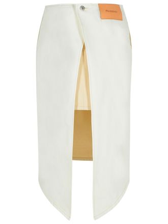J.W.Anderson J. W. Anderson Layered White Cotton Skirt