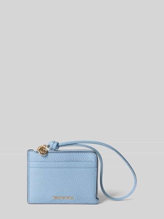 Michael Kors Portemonnaie mit Logo-Applikation Modell Jet Set in Hellblau, Gr&ouml;&szlig;e 1