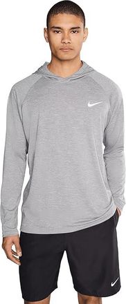 Nike Long Sleeve Hooded Hydroguard Mens Swimwear Particle Grey : 2XL, Polyester