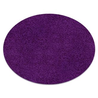 RugsX Alfombra Eton C&iacute;rculo Violeta Purple Circulo 100 Cm