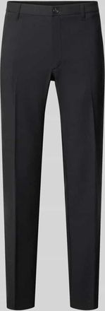 Mc Neal Straight Fit Stoffhose mit B&uuml;gelfalten in Black, Gr&ouml;&szlig;e 102